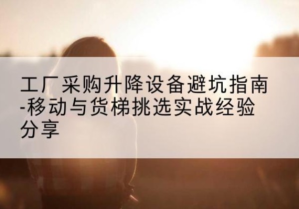 原阳移动式升降机怎么选-工厂采购升降设备避坑指南-移动与货梯挑选实战经验分享